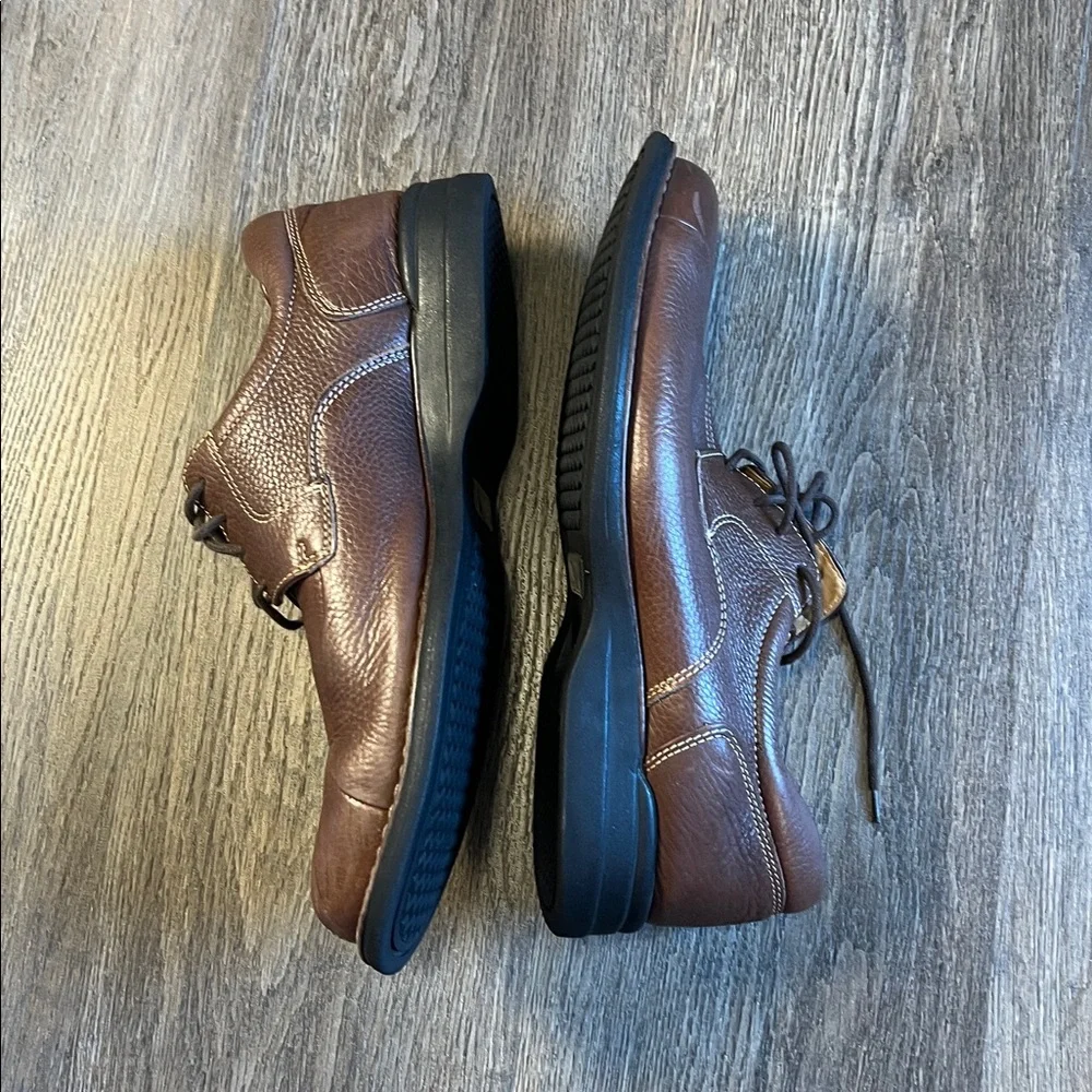 Johnston & Murphy Shuler Bicycle Brown Leather Men’s Shoes Size 10